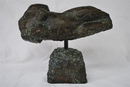 Reclining Torso Bronze 19cm x 22cm x 8cm